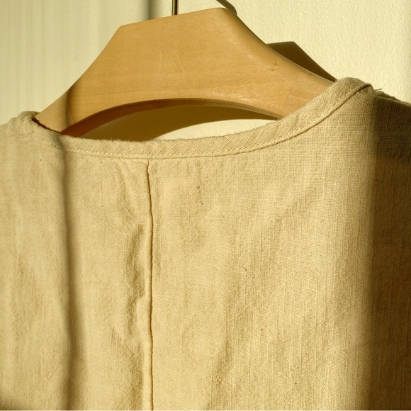 Oak + Fort • Oatmeal Shift Mini Dress Sz XS - Picture 8 of 9